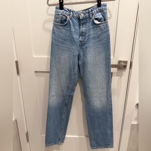 Reformation Cynthia High Rise Straight Long Jeans